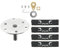 Drum Shaft Bearing Repair Kit To Fit Hotpoint TVM TCM Tumble Dryer