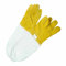 TopHomer Imkerei Handschuhe Ziegenleder und Segeltuch mit Belüfteten Langen Ärmeln Haltbar Schutzhandschuhe Bienenzucht Supplies Werkzeug Imkerei Ausrüstung L