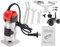 Nimomo Fresatrice per Legno, Elettrica Rifilatore per Legno Elettrica Fresatrice Palmare Rifilatore, 220V 580W 30000r/Min Rifilatore Fresatrice Verticale Router Trimmer per Lavorazione Del Legno