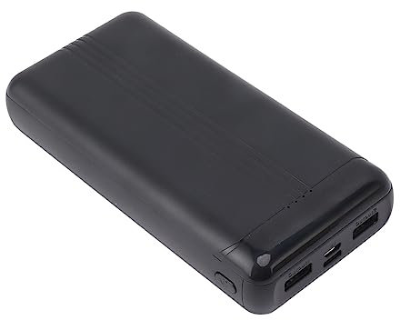Naroote Fast Charging Battery Pack, 20000mAh Power Bank High Capacity Slim ABS Lithium Battery 5V Outdoor