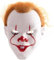 Fartoni Horror Clown Maske Oder Halloween-Maske. Halloween Kostüm Pennywise. Realistische Horror-Clown-Maske. Killerclown-Masken. Killer Clown Kostüm Pennywise Perücke