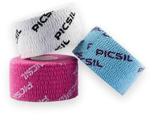 PiICSIL Tape – Elastisches Sportklebeband, Bandage zum Schutz der Finger, Bandage für Cross-Training, Fitnessstudio, Gewichtheben, Calisthenics, schweiß- und wasserabweisend, 3er-Pack