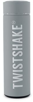 Twistshake Hot or Cold Bottle for Baby, Thermo, BPA Free, 420ml, Grey D2C