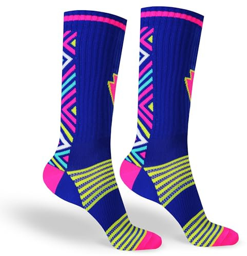 Calze Sportive per uomo e donna - Calzini Lunghi Sportivi ideali per Running, Trekking, Corsa, Tennis, Padel, Ciclismo e sport in generale - Inshock Barcelona