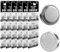 avmzvo LR1130 Lot de 48 Piles Bouton alcalines AG10 LR 1130 1,5 V (48 pièces) LR54 1131 189 sans Mercure