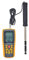 QXSJEDYCH Anémomètre numérique à Fil Chaud, Vitesse du Vent/débit d'air/température mesurant 0~30 m/s avec Interface USB et capteur Mince GM8903 Anémomètre