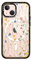 CASETiFY Impact iPhone 13 Mini Case [4X Military Grade Drop Tested / 8.2ft Drop Protection/Compatible with Magsafe] - Dreamy Floral Pattern - Glossy Black