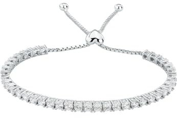 CHRIST Damen-Armband 925er Silber, recycelt Zirkonia One Size 89084857