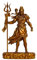 Craftn Love Shiva-Statue aus Kunstharz für Auto-Armaturenbrett-Dekor-Idole, Shiva/Siva/Shiv ji Murti als Geschenk zum Jahrestag, Auto-Dekor-Idole, 12,7 cm (Gold)