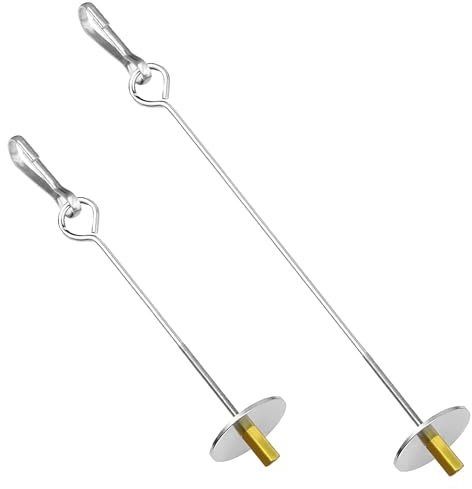 2 pièces brochette d'oiseau brochette de Perroquet mangeoire en Acier Inoxydable brochette de légumes de Poulet Porte-Fruits brochette de légumes d'oiseau Porte-Nourriture de Fruits(Argent)