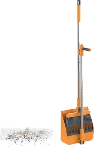 Broom And Dustpan Set | Folding Broom And Dustpan Set For Home - Stand Up Broom And Dustpan Folding Household Dustpans Broom With Dustpan For Home Kitchen Room