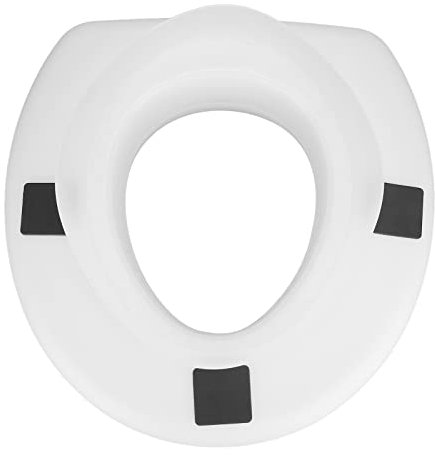 Asiento de inodoro elevado, asiento de inodoro elevado simple para discapacitados Elevador de asiento de inodoro para personas mayores, discapacitadas y discapacitadas Ajuste