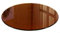 Mesa redonda de cristal para patio al aire libre, 110 cm, 120 cm, vidrio templado transparente negro marrón con borde de arco pulido, ideal para cocina, mesas de comedor o mesa de café, 88 cm