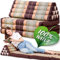 Namasdee Thaikissen XXL breit 190x80x8cm mit 100% natürlicher Kapokfüllung (Braun)