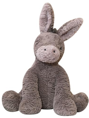 champracer Kuscheltier Esel, Süße Esel Stofftier für Kinder, Jungen & Mädchen, Weich Esel Plüschtier zum Kuscheln und Spielen Kuscheltiere Geschenk (40 cm)