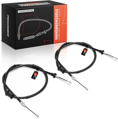 Frankberg 2 cavi del freno di stazionamento cavi del freno a mano | Compatibile con: Punto Box/Hatchback 188, Punto 188