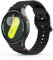 Higgs Strap Compatible with Samsung Galaxy Watch 7 6 5 4, Soft Silicone Sport Band, No Gap Strap for Galaxy Watch 6 Classic / 5 Pro / 4 Classic/FE, 40mm 44mm Women Men, Black, 20mm