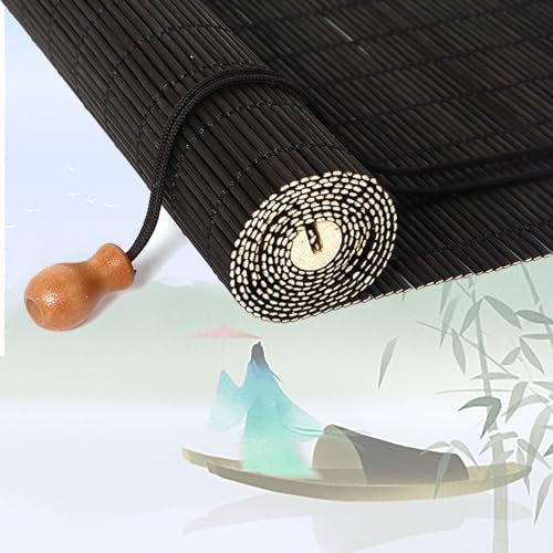 Tende in bambù, Tende da esterno retrò per tende a rullo in bambù, Tende avvolgibili in bambù, Tende da sole in bambù, Tende per finestre esterne/interne Privacy, Tende da portico