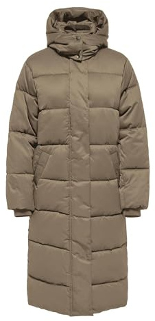 Jacqueline de Yong Damen Jdymaja Long Padded Jacket OTW Yfm Coat (1er Pack)