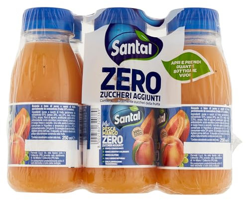 Santal Zero Pesca Mango Mix Pet 6x250ml