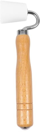 Baluue Wood Handle Seam Roller Hand Pressure Roller for Wallpaper and Quilting Wear-Resistant Solid Wood Construction Tool Kit for Non-Woven and Foil Wallpapers Compact Wall Decorating
