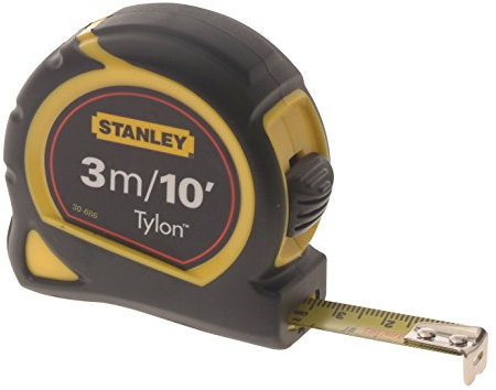 STANLEY - Ruban à Mesurer Tylon 3m par 10' (13 mm de Large) N, 1-30-686
