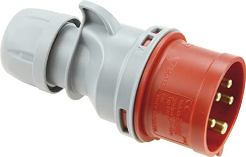 SIROX® Fiche CEE IP 44, 5 broches, 400 V, courant 6 h 16 A, inverseur de phase non, technologie de raccordement borne enfichable, contacts nickelés non