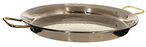 La Ideal - Paellera Valenciana Acero Inoxidable - Tamaño : 26 Cm