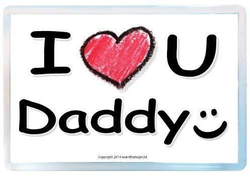 I Love You Daddy Fridge Magnet, Daddy Fridge Magnet, Dad Fridge Magnet, Par Fridge Magnet, Worlds Best Dad Magnet (29)