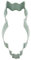 Creative Party K1193/W Emporte-pièce en forme de hibou en acier Blanc