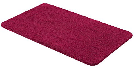 SCHÖNER WOHNEN-Kollektion, Santorin, Badteppich, Badematte, Badvorleger, rot, Oeko-Tex 100 zertifiziert, 55 x 65 cm