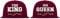 TRVPPY Baseball Kappe Snapback Cap The King & His Queen - Burgund