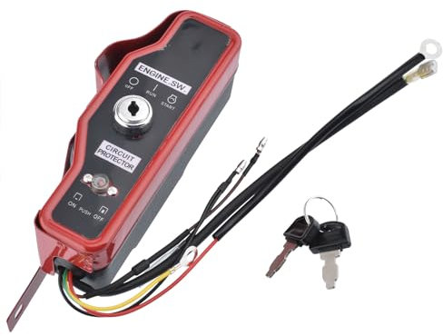 Cancanle Scatola interruttore di accensione con chiavi per Honda GX340 GX390 11HP 13HP Pompa motore generatore di motore a gas