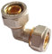 H2O-Flex® 32er Schraubfitting mit DVGW -Bogen 32 x 3,0mm für Aluverbundrohr und Mehrschichtverbundrohr, Klemmverschraubung 32 x 3,0mm