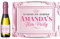 Personalised Label for Mini Champagne or Mini Wine Bottles (Baby Pink) – Anniversary, Wedding, Engagement, Hen Party, Birthday, Congratulations or Any Occasion You Like