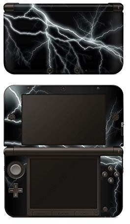 Skins4u Aufkleber Design Schutzfolie Vinyl Skin kompatibel mit Nintendo New 3DS XL Apocalypse Black