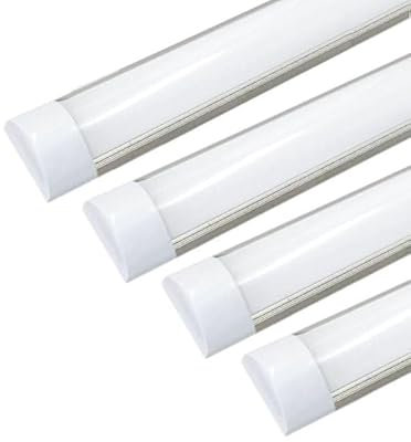Silamp Regleta de luz LED 60 cm 18 W (paquete de 4) – Blanco frío 6000 K – 8000 K