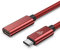 KEEPXYZ USB Type C Extension Cable (3.3 ft/1m, Red), 100W PD Fast Charging 10 Gbps USB 3.1 Gen 2 Data 4K HDR USBC Male to Female Extender Cord, Compatible with MacBook Surface XPS Nintendo Switch