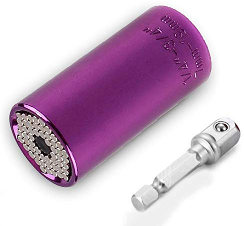 Universalnuss Steckschlüssel Bestes Männer Geschenke - Universal Steckschlüssel Mehrfunktionaler Werkzeug Geschenk, Universal Nuss Werkzeug, 7-19mm Universal Schraubendreher Gadgets für Männer