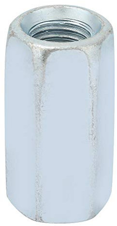 ViaGasaFamido Dado Lungo in Acciaio al Carbonio, accoppiamento a Barra Lunga zincato Dado Esagonale Allungato Dado filettato M20 * 60 * 30