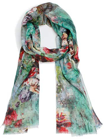 Van Der Rich ® - Foulard en soie (Toute saison) - Femme (Vert)