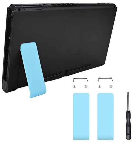 eXtremeRate 2 Piezas de Kickstand para Nintendo Switch Soporte de Reemplazo Kickstands Soporte de Host Trasero Holder Kick Stand para Consola Nintendo Switch-No Incluye Consola(Cielo Azul)