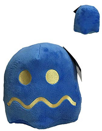 パックマン\PAC-MAN Pac Man Ghost Plüsch Qualität Super Soft (17cm, Dunkelblauer Geist)