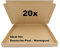 20x SAD Warenpostkartons 350x250x30mm Karton für Warenpost International XS geeignet - DIN A4 Format - Briefkartons - Deutsche Post Karton - leicht & stabil