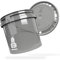 MAGIC BUCKET | Wascheimer Set für Auto Handwäsche Grau mit passendem Eimer Deckel | 3,5 US GALLONEN ca. 13 Liter | kompatibel mit Grit Guard, Detail Guardz Dirt Lock, Chemical Guys Dirt Trap
