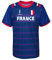 FIFA Coupe du Monde 2022 Classique à Manches Courtes-France T-Shirt, Bleu, XXL Homme