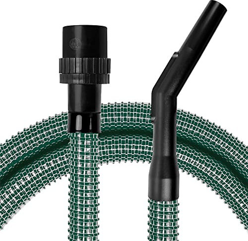 1A SCHLAUCH - Gewebeschlauch mit Handgriff für alle Industriesauger Kesselsauger mit 58 mm Anschluss Knickfest und sehr flexibel - TOP QUALITÄT