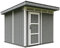 Abri de Jardin Qualité Premium 6m² - L294xL279cm - Kit Tout Compris avec Sol, tuiles bitumineuses, Set de Peinture-Construction de Panneaux LP Smartside- Cabane de Jardin Timbela M903 Cavern Steel