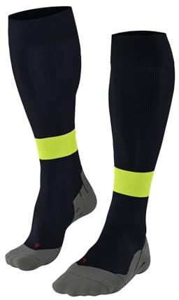 FALKE Herren Laufsocken RU Compression Energy M KH Funktionsmaterial mit Kompression 1 Paar, Blau (Space Blue 6116) - Wadenumfang W3 - neu, 39-42
