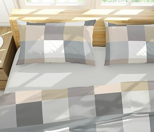 Completo letto in Coral di pile caldi e morbidi, lenzuola in Coral di pile matrimoniali, singoli e piazza e mezza caldi e morbidi adatti all'inverno (Matrimoniale, Quadrotto)